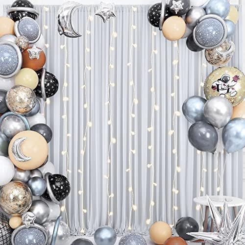 4 ploče srebrno siva pozadina zavjesa za zabave vjenčanje bez bora srebrno sive foto zavjese pozadinske zavjese ukras od tkanine za