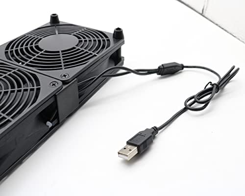 BVSPA Server Cooler Fan Router PC Cooler TV kutija bežična tiha tiha DC 5V USB Power 120 mm 240 mm ventilator 12cm w/vijci Zaštitni