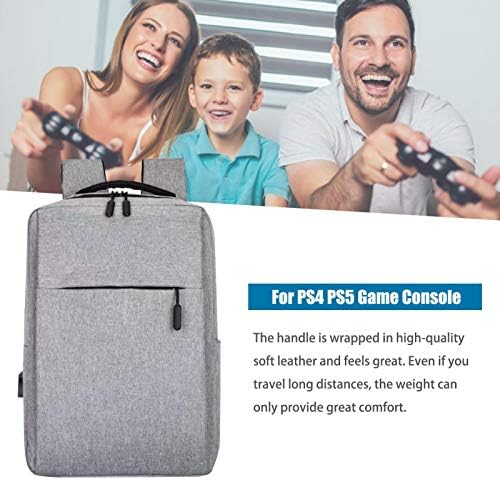 Molre -Yan PS -4 PS5 vrećica za putovanje ruksak - pogodna za PS5 pribor za pribor za skladištenje - s podesivim remenom na ramenu
