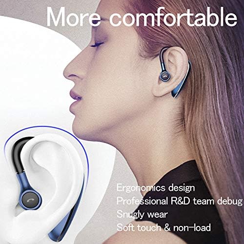 Slub Bluetooth slušalice za mobitele, bežični Bluetooth Eastur v5.2 s MIC -om za uklanjanje buke, 24 sata bez vodootpornih slušalica
