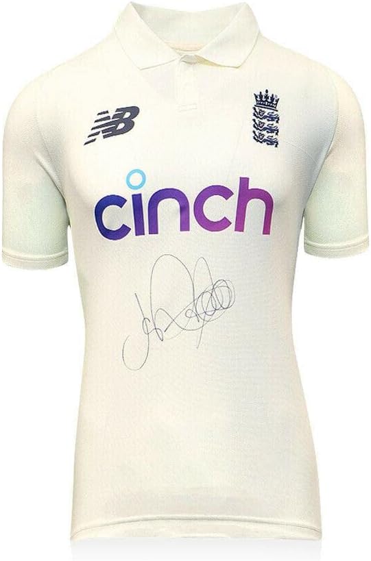 Joe Root potpisao England majicu - Test Cricket Autograph Jersey - Autografirani nogometni dresovi