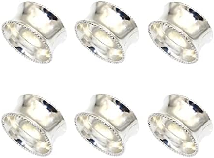 ZLXDP Metalni držač za salvete prstenove kopča za salvete za svadbene večere za vjenčanja prijemi obiteljski ukras