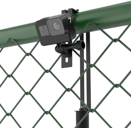 Akcijska kamera Backstop ograda za gorušicu za GoPro bejzbol - snimanje visokog kuta s vrha ograde - lančana veza ograde za kameru