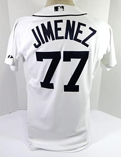 Detroit Tigers Joe Jimenez 77 Igra izdana White Jersey 40 dp37333 - Igra korištena MLB dresova