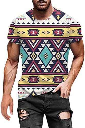 Najbolje muške košulje za trčanje okrugli gornji proljetni bluza kratki vrat majica s ležernim rukavima tiskana muške muške bluze