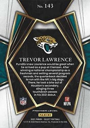 2021 Panini Select 143 Trevor Lawrence Premier razina Jacksonville Jaguars RC Rookie NFL nogometna trgovačka karta