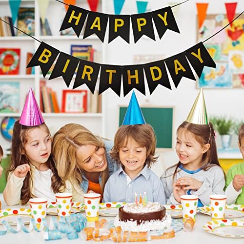 Plavi sretni rođendan, ukras za rođendan, DIY dekoracija zabave, ukrasi za rođendanske zabave i zalihe za djecu i odrasle