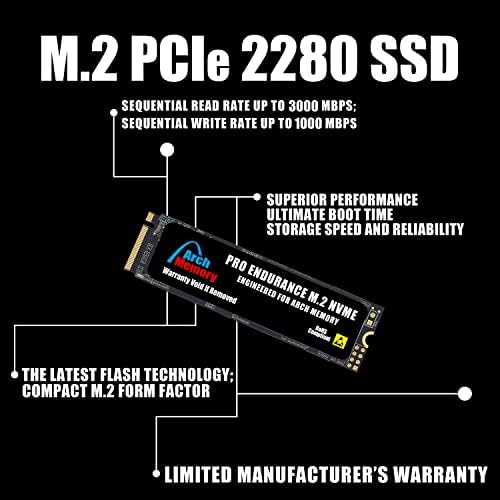 Zamjena lučne memorije za Dell SNP112P/256G AA615519 256GB M.2 2280 PCIE NVME SOLID STATE DRIVE ZA PRECIJU radne stanice 3450 SFF