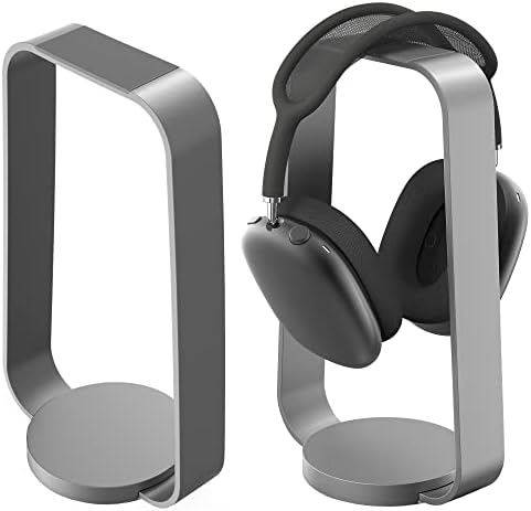 Humancentric držač za slušalice u Space Grey, ponderirani držač aluminijskih slušalica, zaslon za vješalice za slušalice i drži slušalice,