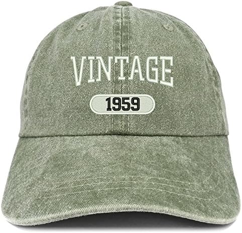 Trgovačka trgovina odjeće Vintage 1959 vezeni 64. rođendan mekana kruna oprana pamučna kapu