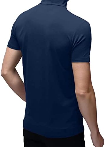 Muški kornjača vrh tanki fit solid baze tanki džemper casual dugi rublje donje rublje muške ugodne majice bluze