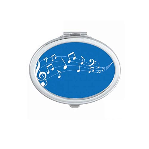 Flappg 5-le osoblje plavo ogledalo ovalno prijenosni džep za ruke