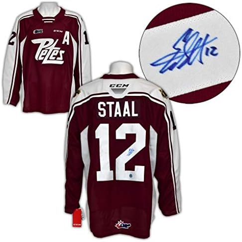 Eric Staal Peterborough Petes autogramirani chl hokejski dres - Autografirani NHL dresovi