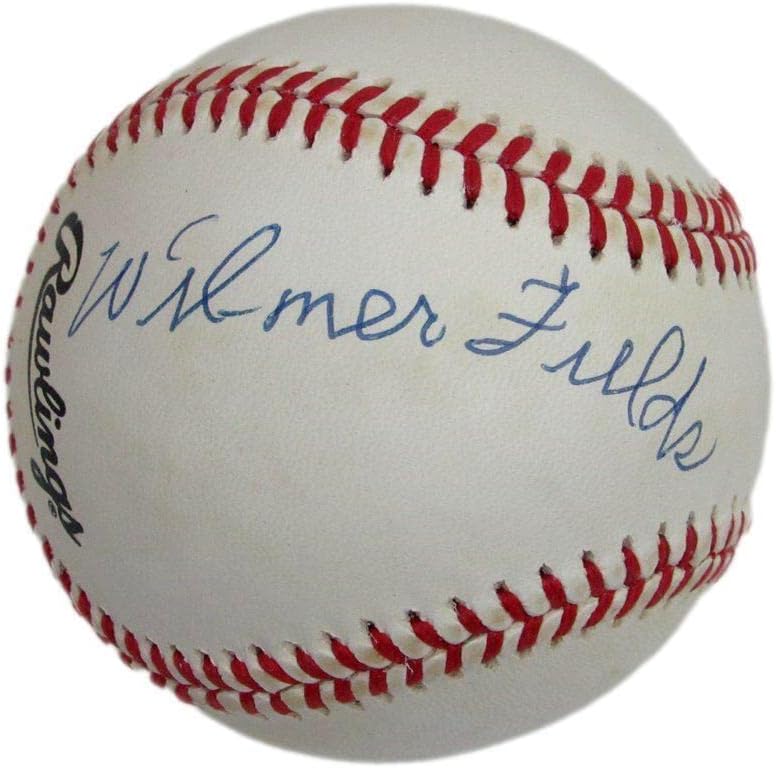 Wilmer Fields potpisao je baseball crne lige Homestead Greys PSA/DNA - Autografirani bejzbol