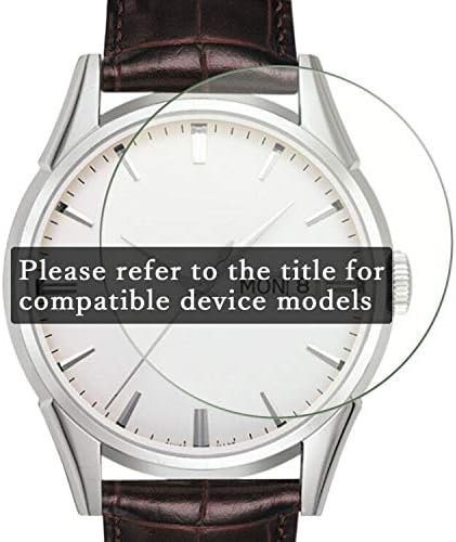 Synvy [3 pakiranje] Zaštitni zaštitnik, kompatibilan s Tissot Gentleman Swiss T1274071605100 TPU Film Smartwatch Smart Watch Protectors