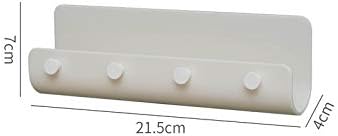 Zukeegg kuke za viseću kuku za kućni zid višebojni izbor 21,5 * 7 * 4 cm bešavna ljepljiva kuka tipka za zidnu policu