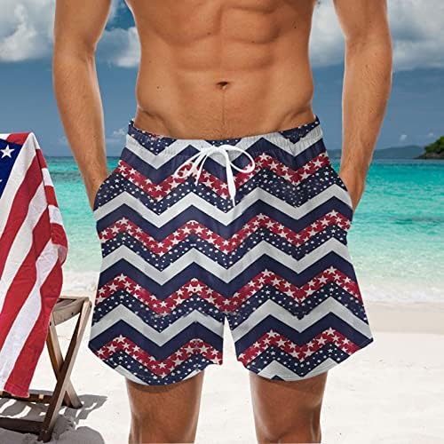 Plaža kratke hlače muške muške modne casual kratke hlače za Dan neovisnosti bez