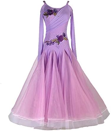 Nakokou ženska plesna natjecateljska haljina za plesnu haljinu Modern Performance Dance haljina dugi rukav