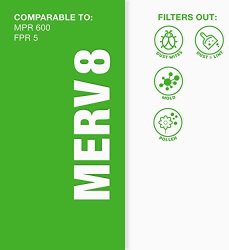 Filteri oštre dlake, filter zraka 16x25x1, MERV 11, 1000 MPR, filter za peći ac, 6 kompleta &Aerostar 14x14x1 MERV 8 Nabran filter