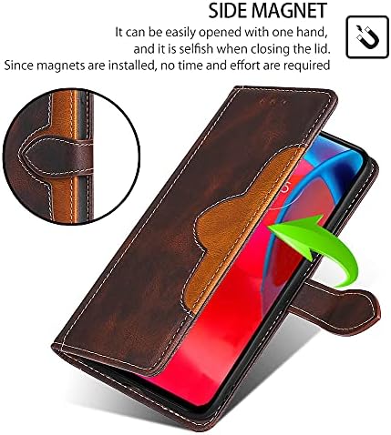 Kožna torbica-novčanik CSTM za Motorola Moto G Stylus verzije 5G [NE Moto G Stylus 2021], flip-knjiga, folio, držač za kreditne kartice,