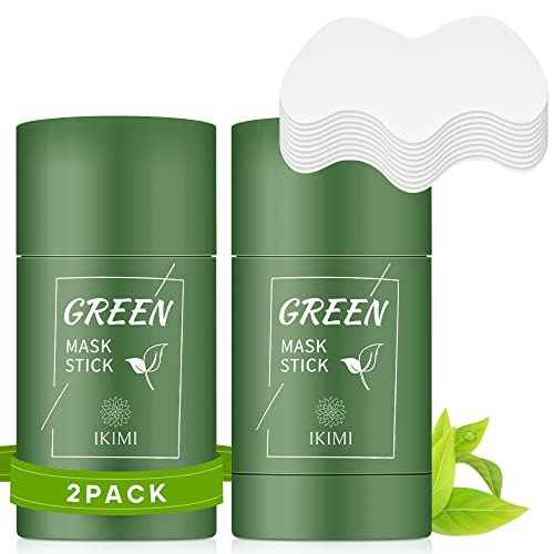 2pcs maska od zelenog čaja, 10pcs kombinirane trake za uklanjanje mitesera, maska za čišćenje gline od zelenog čaja, set hidratantnih