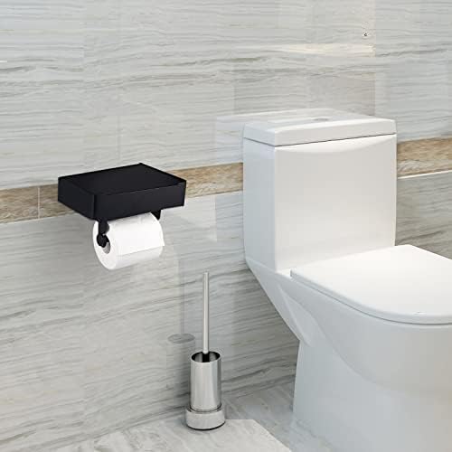 Jahy2Tech držač toaletnog papira s mokrim maramicama polica za odlaganje za kupaonicu, skrivajući svoj zid mokrog tkiva u nosaču od