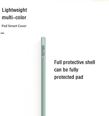 Case Fit New iPad Mini 5. generacija 7.9 2019/Slim Lightweight Smart Shell Stand Stand s stražnjim zaštitnikom, Trifold s ladicom olovke/s