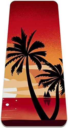 Dragon Sword Beach Seaside Summer Premium debela joga prostirka ekološka guma za zdravlje i fitness ne klipina za sve vrste vježbanja