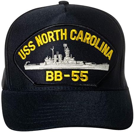 Sjedinjene Države mornarice USS Sjeverna Karolina BB-55 bojni brod za patch patch šešir mornarsko plava kapica za bejzbol