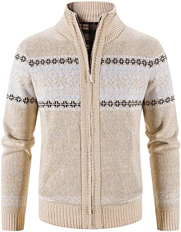Muški pleteni džemper jesen i zimska moda labavi kardigan topli kapuljač jakne džemper dugih rukava