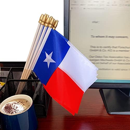 TSMD Texas Stick Flags Male mini državne zastave, 5x8 inča, 12 pakiranja
