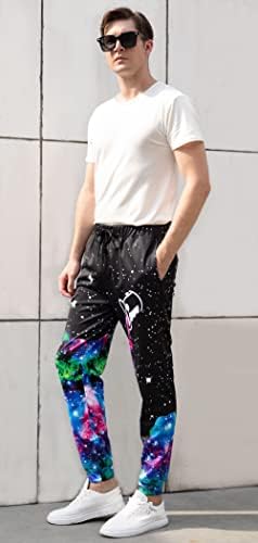 Outfit 80 -ih za žene 3D jogers hlače Smiješne grafičke trenirke unisex casual muških trenerki Sportske staze hlače Baggy
