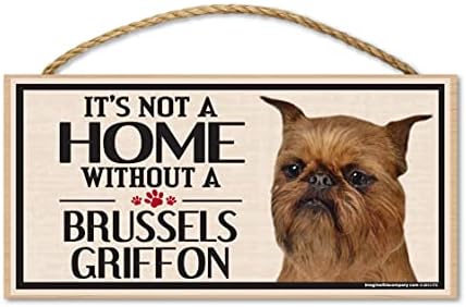 Zamislite ovaj drveni znak za pse Briselskog grifona