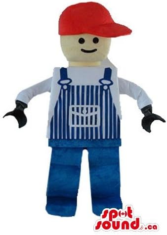 Spotsound Lego Man crtani lik maskota Kanada kostim fancy haljina