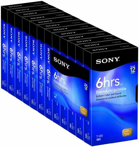 Sony 12T120VR 120-minutni premium VHS kasete