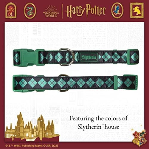 Harry Potter Slytherin Dog ovvratnik veličine male | Mali ovratnik za pse, ovratnik za pse Harry Potter | Harry Potter Dog odjeća i
