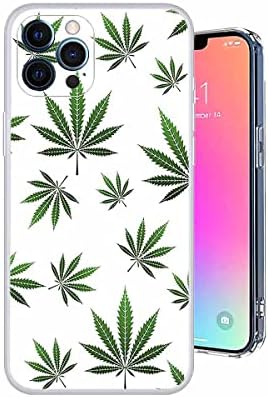 C00152 Kolaž Marihuana list Pot Cannabis trava trava ganja 420 Rasta dizajn modni trend cover futrola kompatibilna s iPhone 13 Pro