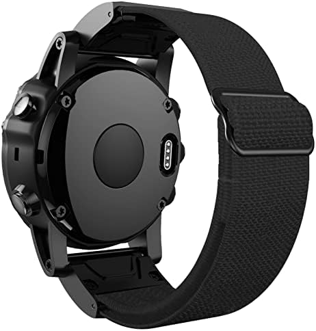 Kossma QuickFit Watchband remen za Garmin Fenix ​​6 6x Pro 5x 5 Plus 3hr 935 945 S60 najlonska petlja 22 26 mm elastični satni trak