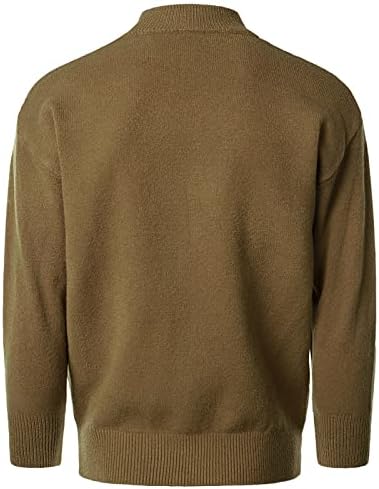 Muškarci solidne boje kornjača džemper Vintage casual atletski pulover dukvica vitka modna prozračna pamučna vrh