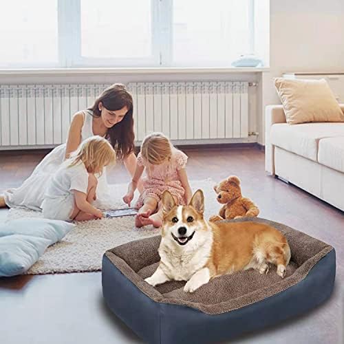 Kreveti za pse u oblaku za velike pse, veliki pseći krevet stroj za pranje pravokutnika koji se može prozračiti mekani jastuk s neskidnim