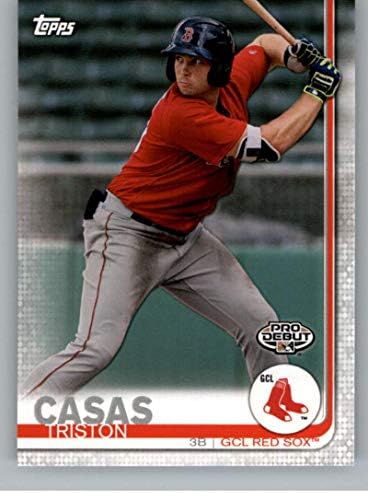 2019. Topps Pro Debi 144 Triston Casas RC Rookie GCL Red Sox MLB Trading Card