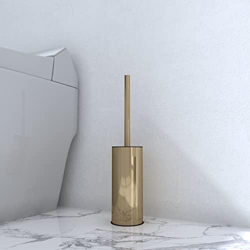 BGL držač za toaletni četkica 304 Zlatna četkica od nehrđajućeg čelika sa držačem za pohranu i organizaciju kupaonice