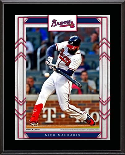 Nick Markakis Atlanta Braves 10.5 x 13 sublimirani plak igrača - MLB plaketi i kolaže