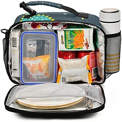 Kutija za ručak za višekratnu upotrebu, nepropusna torba za hladnjak s podesivom naramenicom za piknik, posao, školu