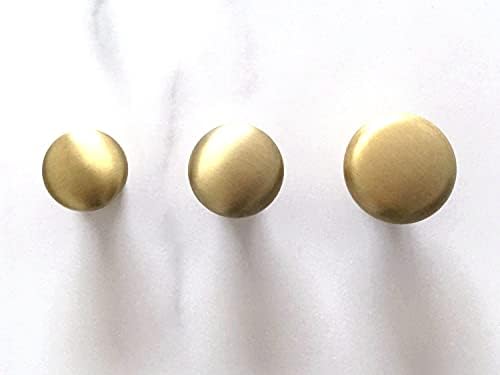 Lynsgraceland brušeni zlatni mesingani gumb ladica ladica za ručicu ormara za povlačenje ormarića vuče gumb gumb gumb kuhinjska ručka