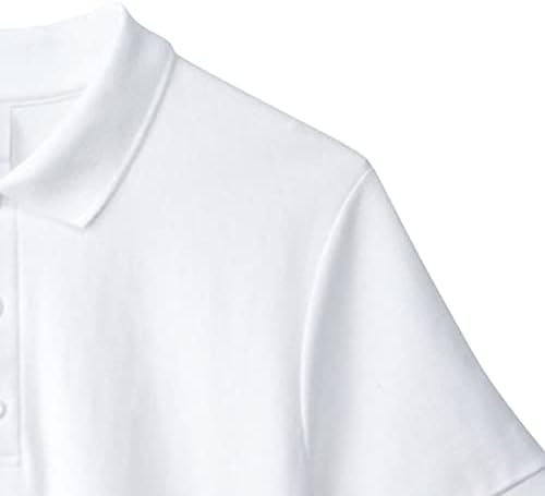 Muška klasična jednobojna Polo majica s kratkim rukavima s reverom koji upija vlagu