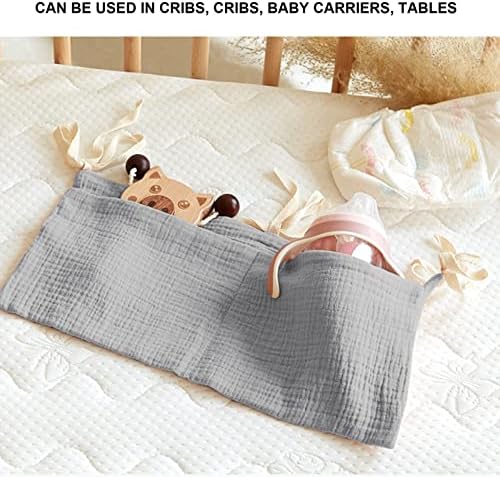 Marhynchus dječji krevet za odlaganje viseća torba, 2 džepa dječji kaiš za bebe rasadnik za dojenčad noćna torba za igračku