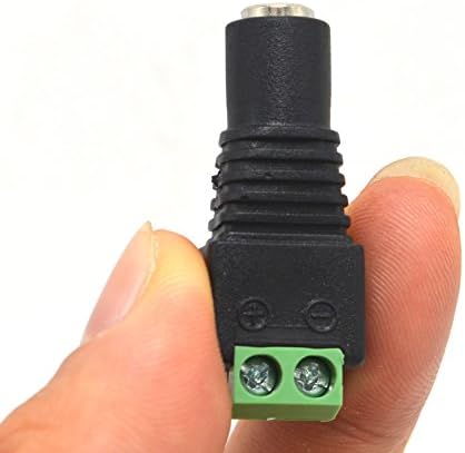 XenoCam DC utikač za kabel za ženski kabel koji omogućava povezivanje LED trake na 12V adapter-10 paket