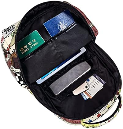 Ruksak u paketu velikog kapaciteta prijenosni ruksak za prijenosno računalo za putovanja na otvorenom izdržljiv ruksak s abecedom za