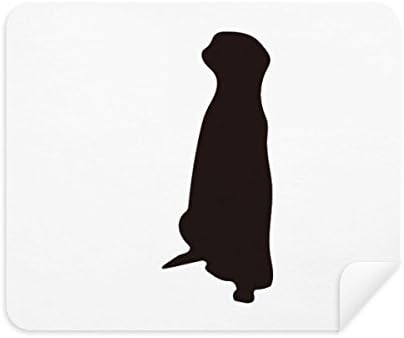Crna Gopher slika slatka životinja tkanina za čišćenje zaslona 2pcs antilop tkanina